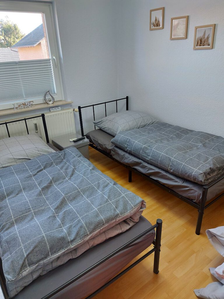 Schlafzimmer zwei Ferienwohnung Statdthagen